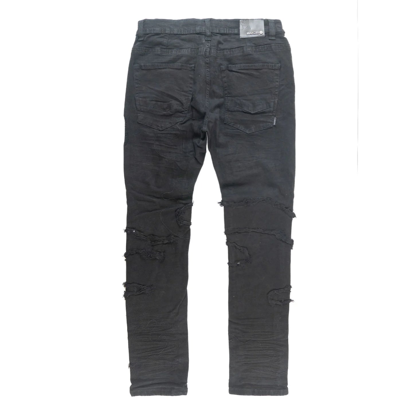 MAKOBI Amato Jeans-BLACK.B (M1726)