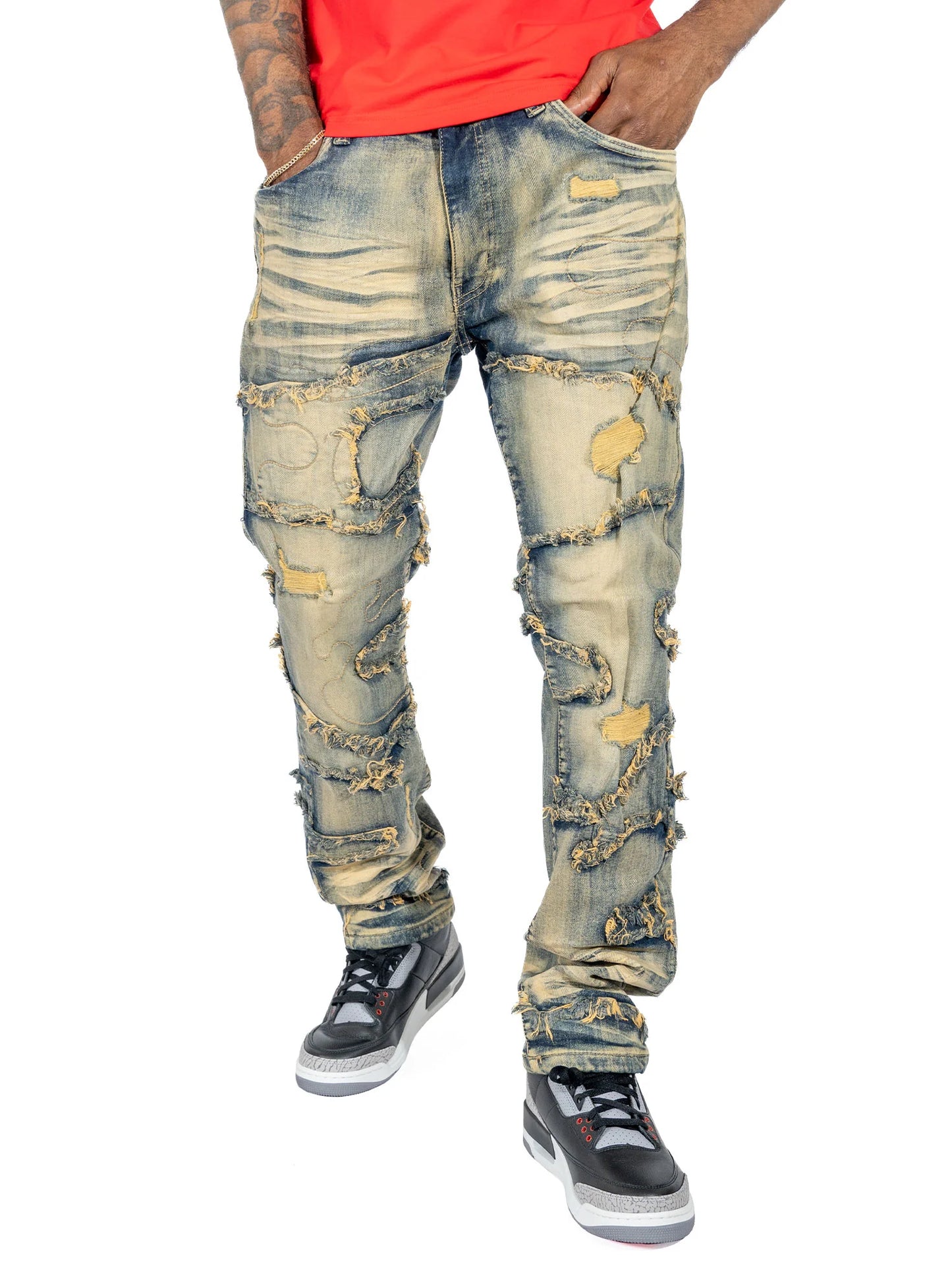 MAKOBI Amato Jeans-DIRT (M1726)