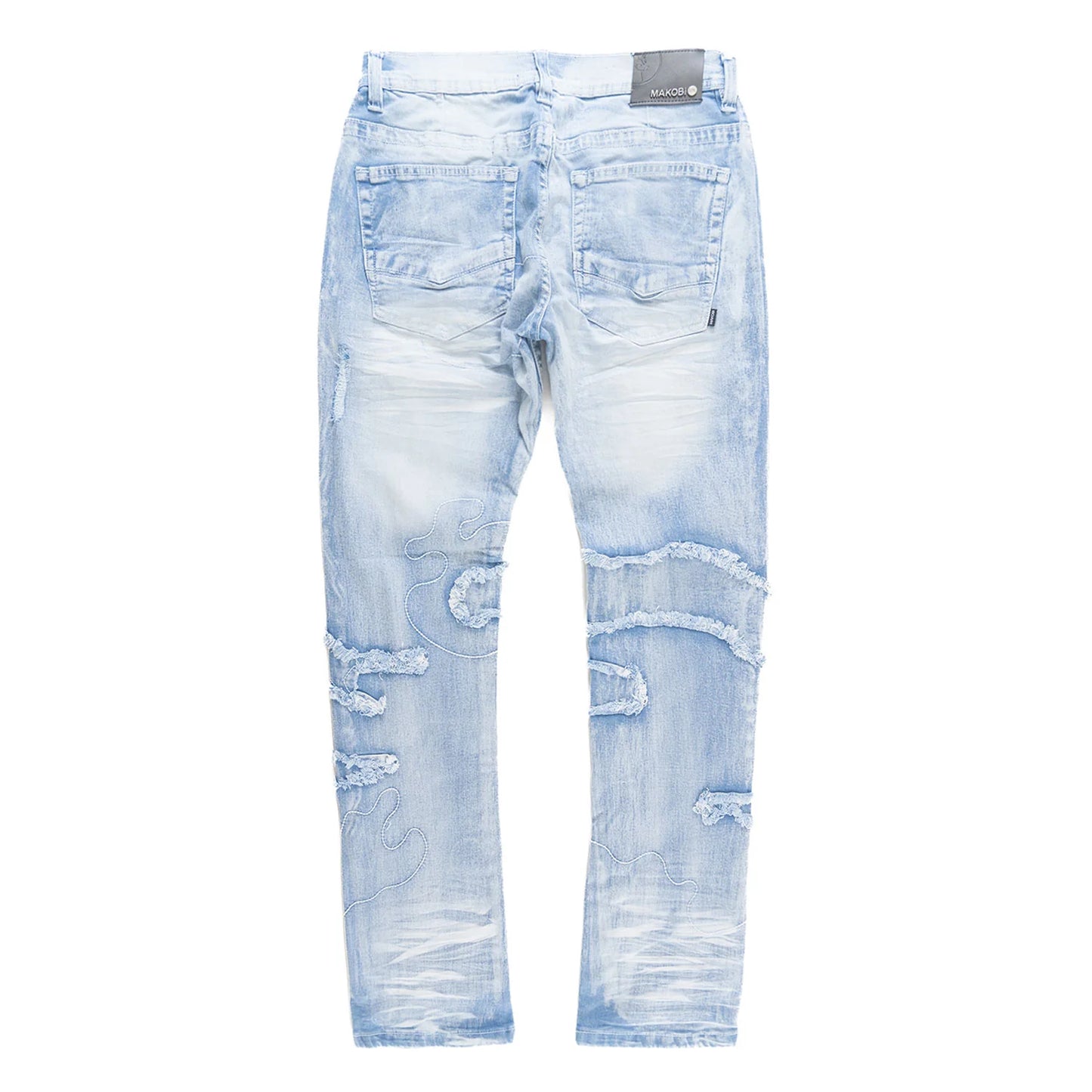 MAKOBI Amato Jeans-Light Wash (M1726)