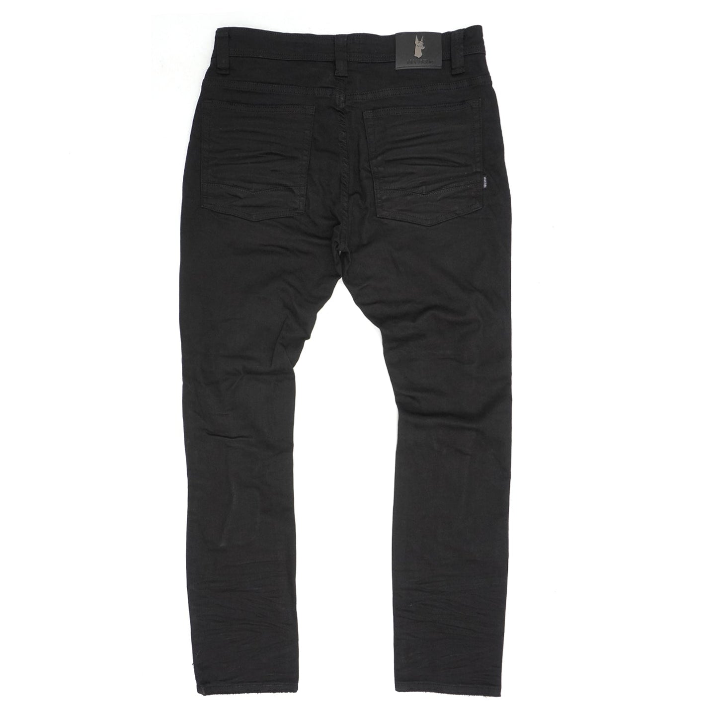 M1780 Makobi Pensacola Shredded Jeans -Black/Black