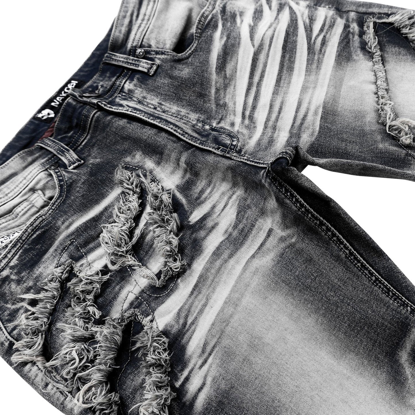 MAKOBI Sorrento Jeans - Black Wash - M1922