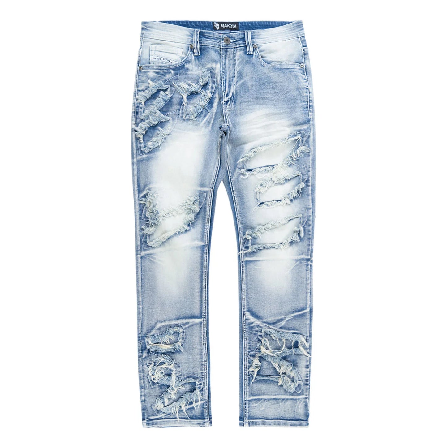 MAKOBI Sorrento Jeans - Light Wash - M1922