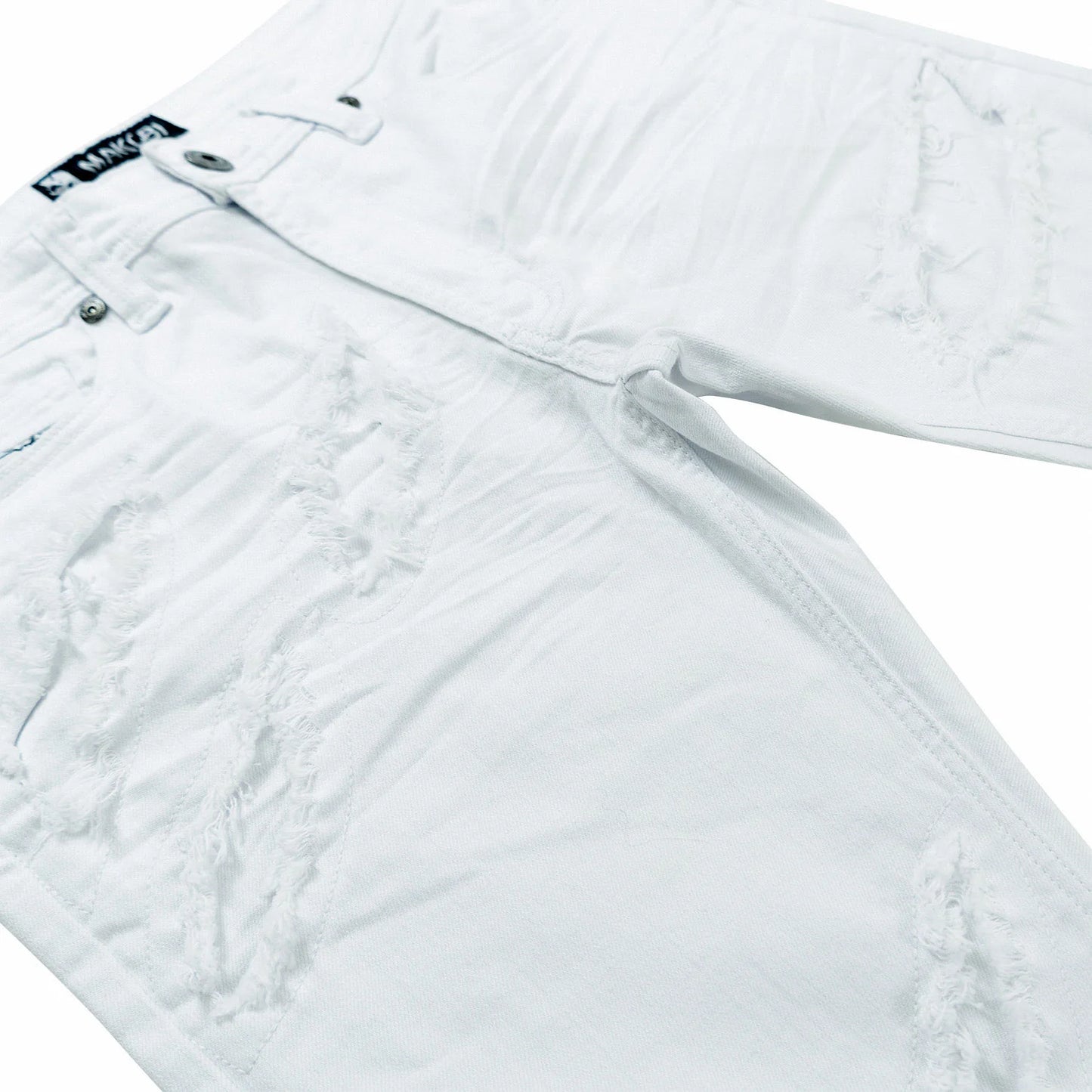 MAKOBI  Sorrento Jeans - White-M1922