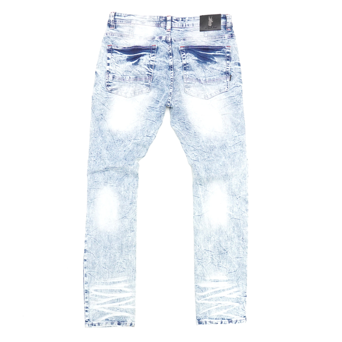 M1944 Makobi Pipa Shredded Jeans - Light Wash