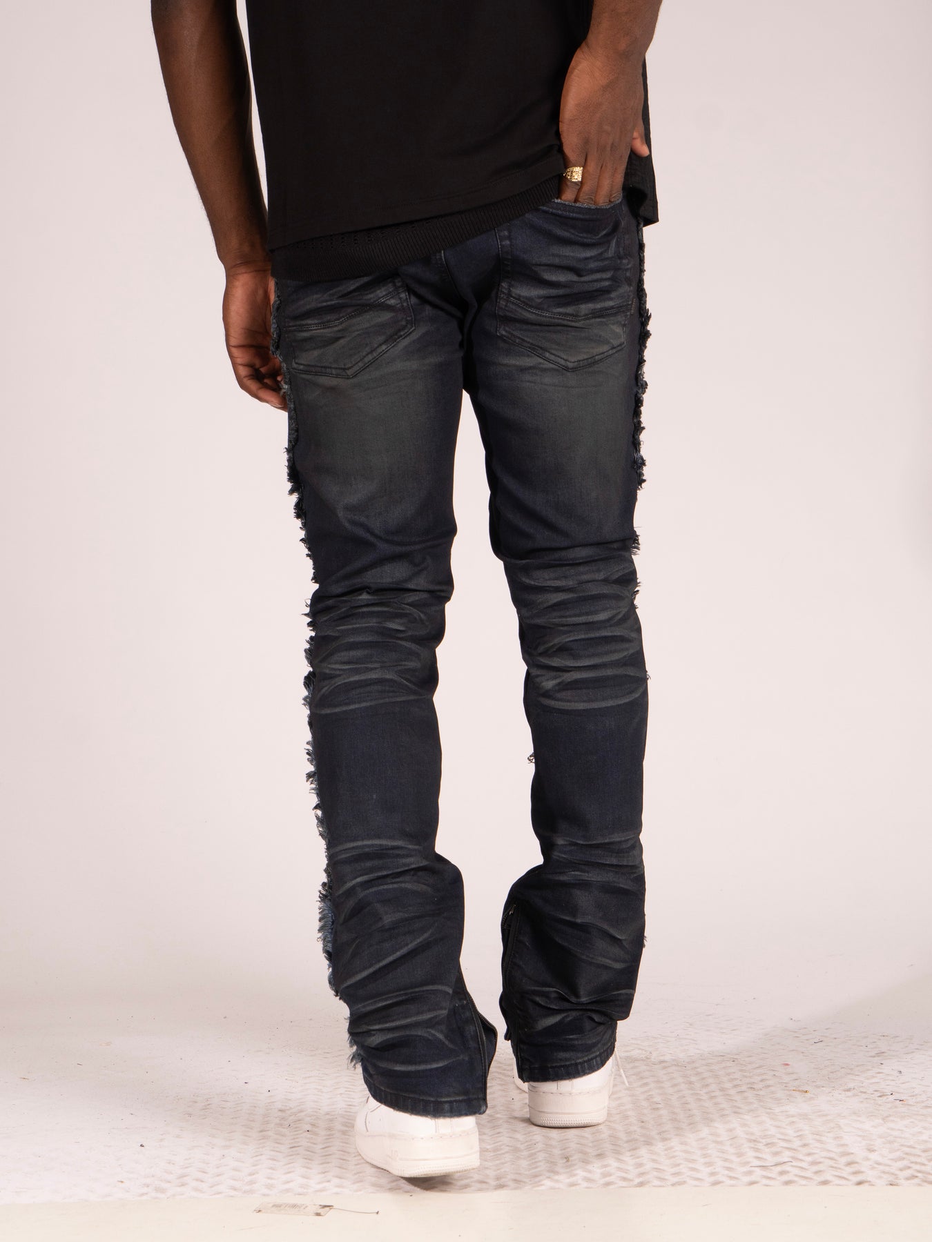 M1973 Makobi Danielli 34" Semi Stacked Jeans - Vintage