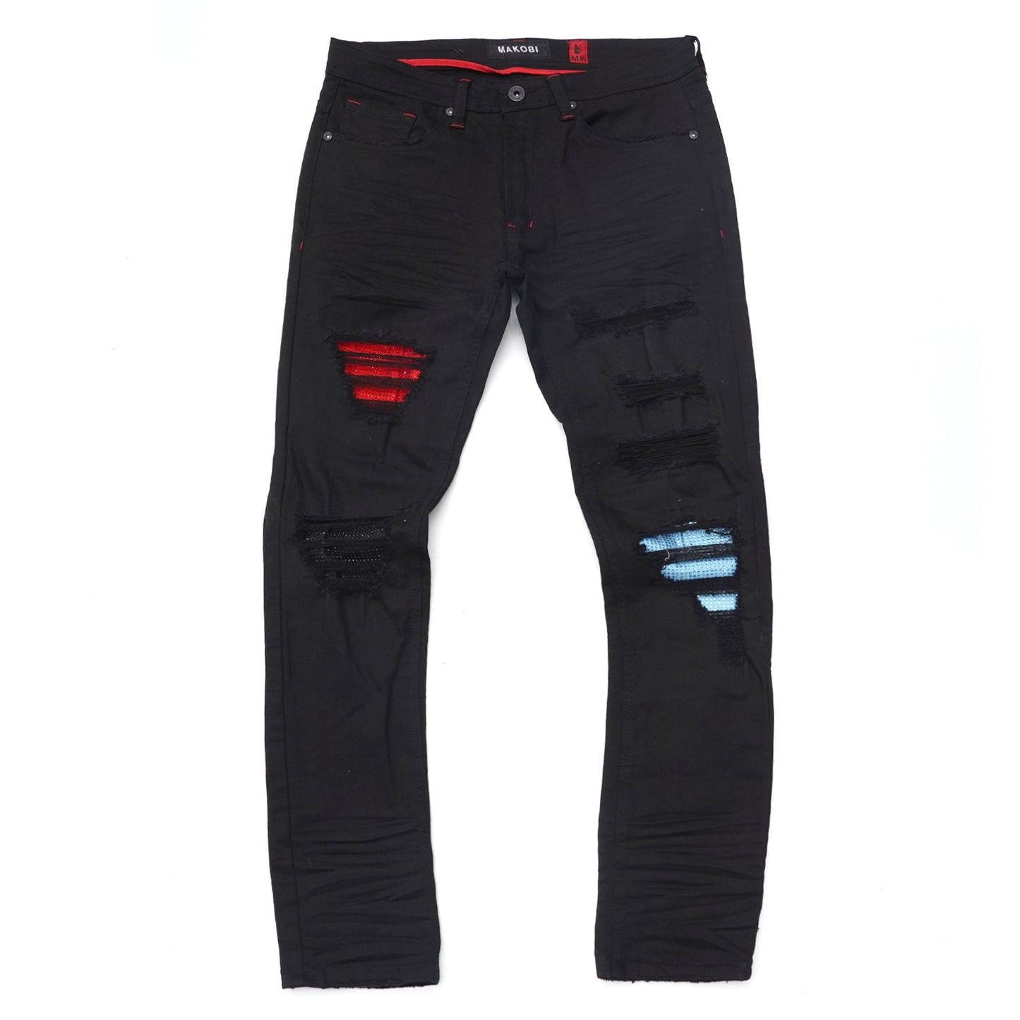 M1981 Makobi Go Gettas Denim Jeans - Black/Black