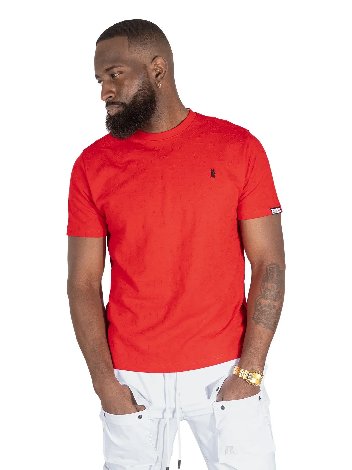 MAKOBI Sartoni Embossed Tee -M316