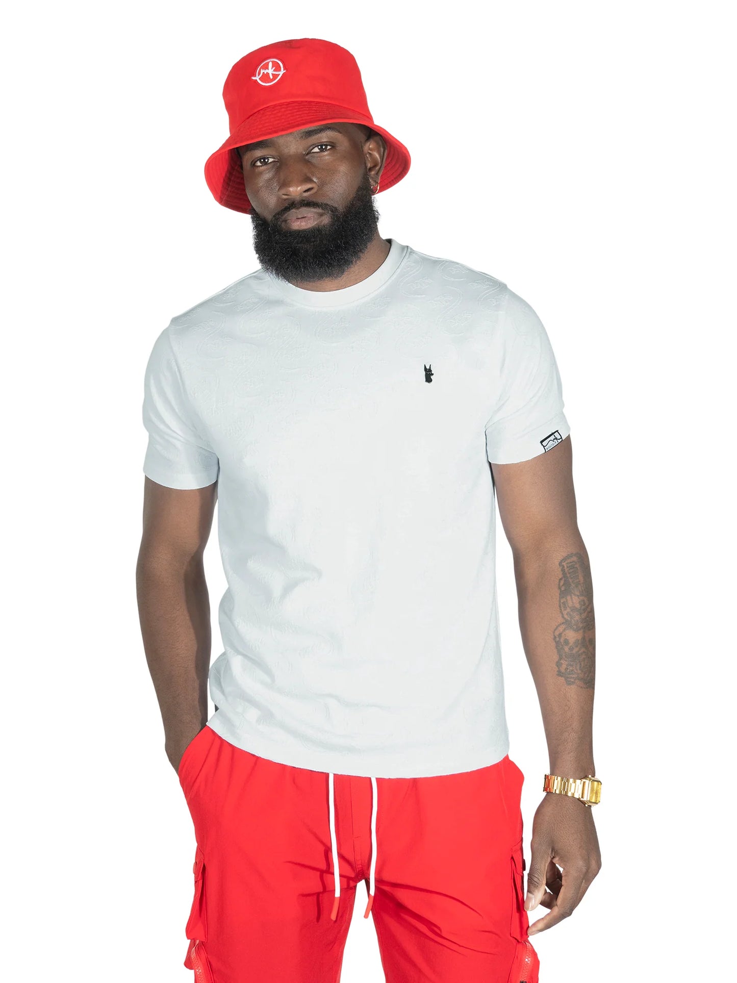 MAKOBI Sartoni Embossed Tee -M316/M316B