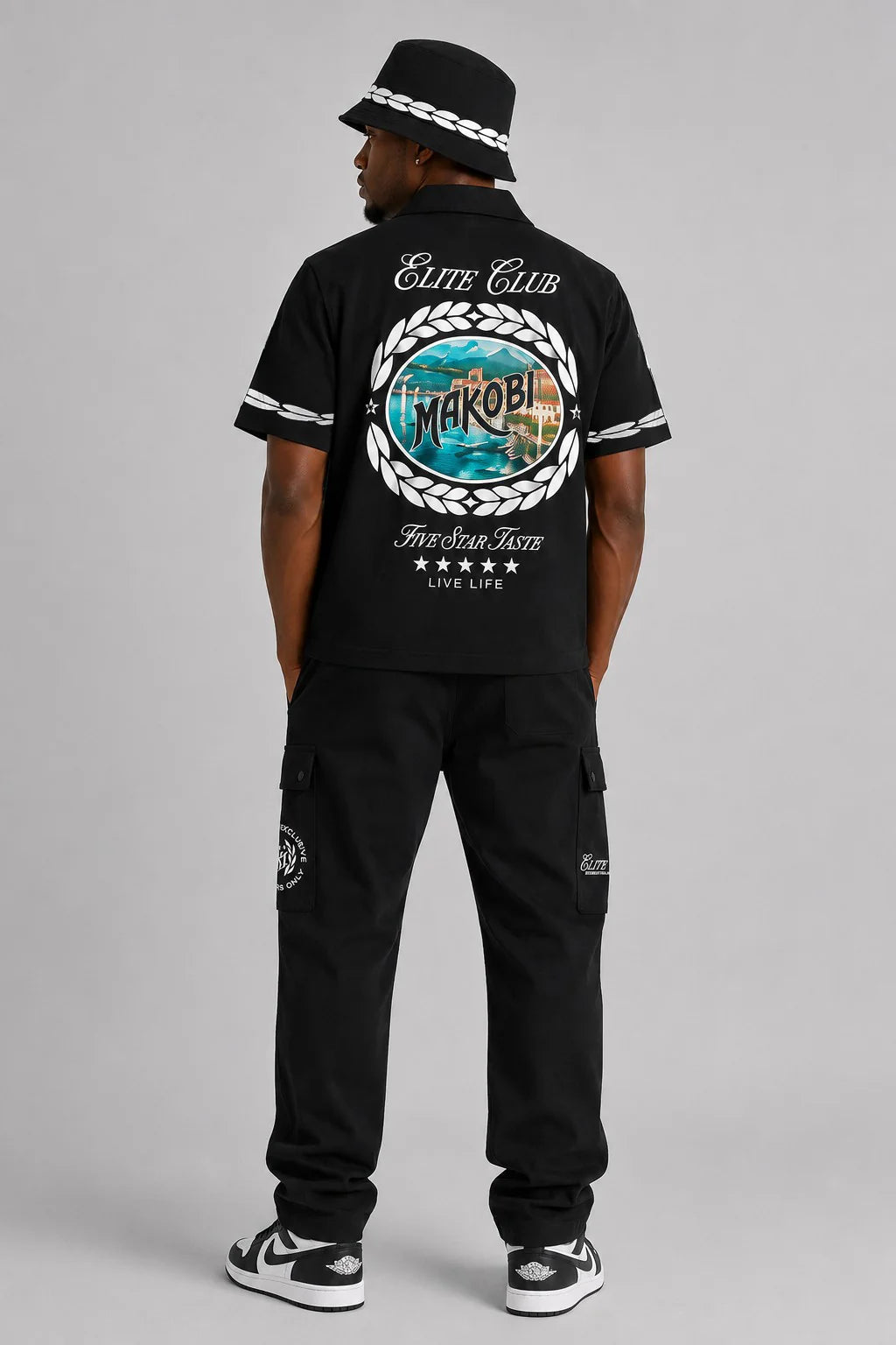 MAKOBI MEN'S ELITE CLUB TWILL TRACK-SUIT SET (M416)