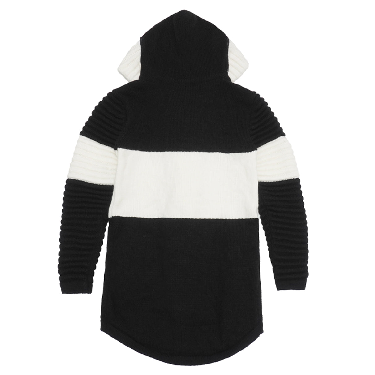 Makobi - Giovanni Two-Tone Sweater(M4218) - Black