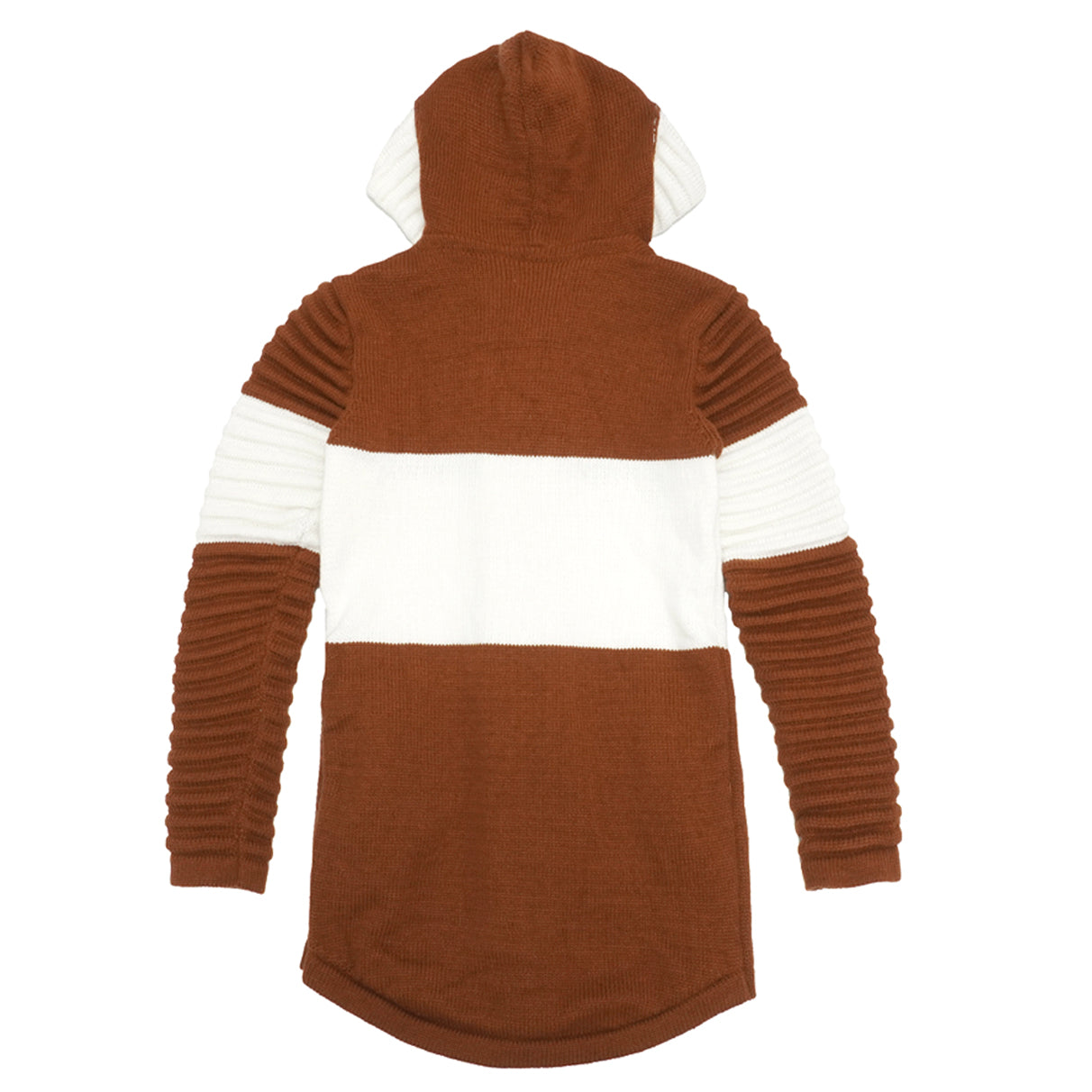 Makobi - Giovanni Two-Tone Sweater(M4218) - Cognac
