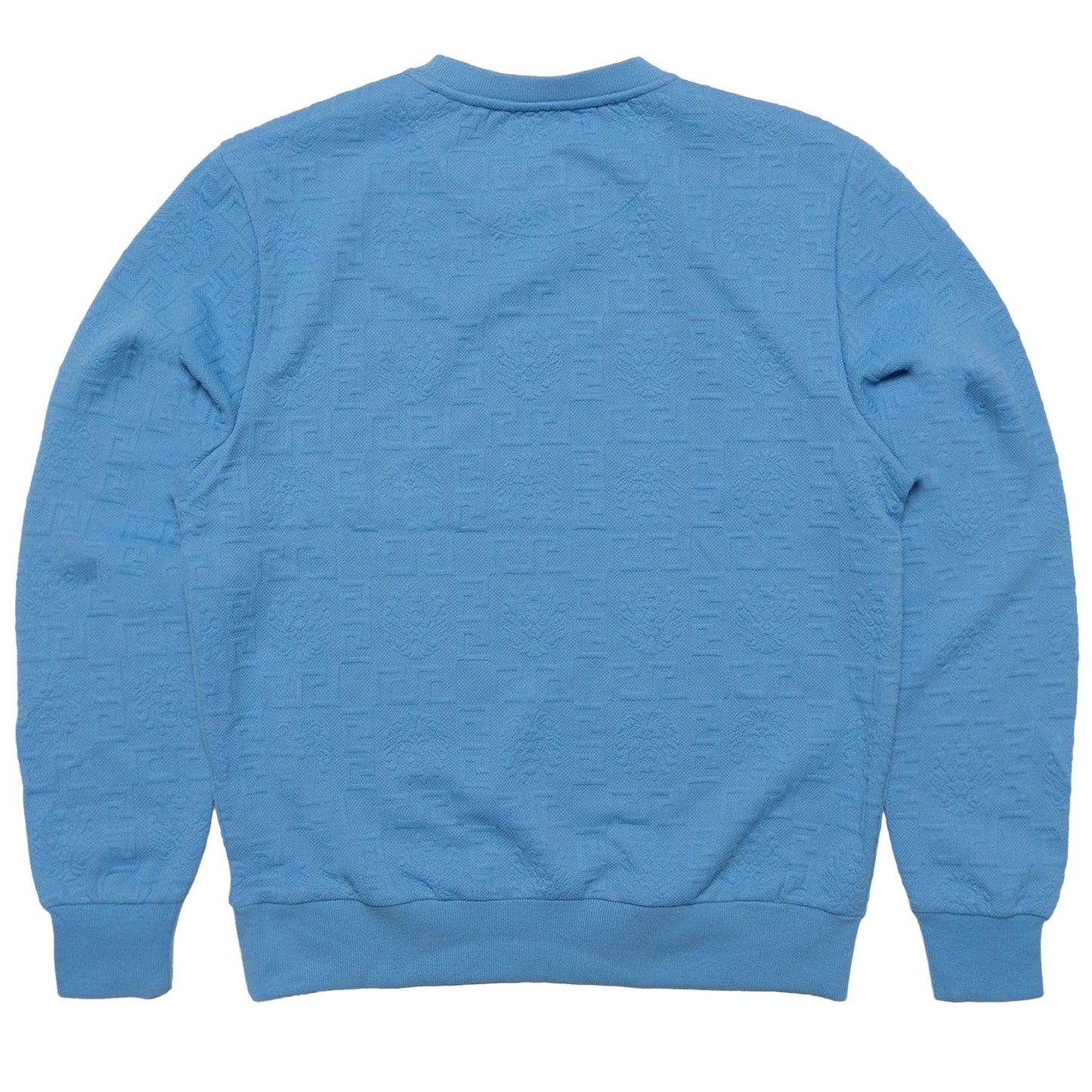 Makobi M4232 Bianchi Jacquard Crewneck Sweatshirt - Blue