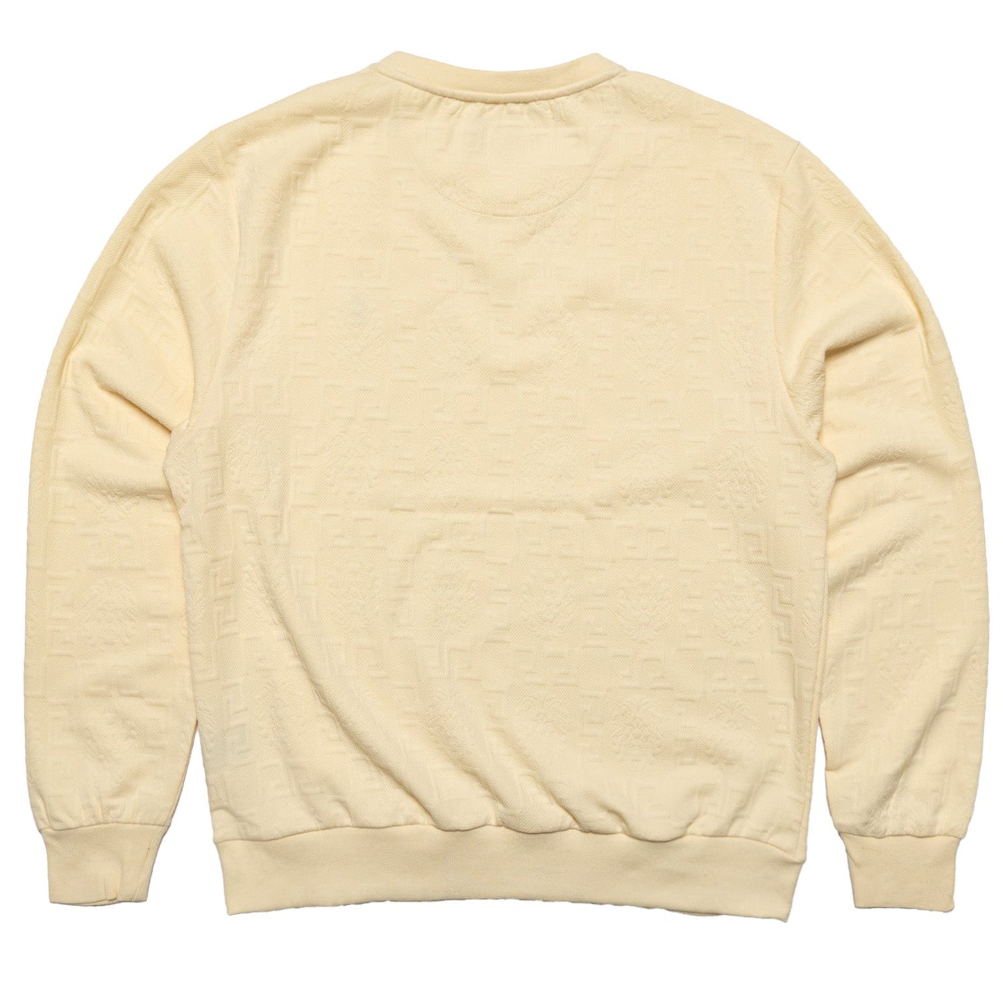 Makobi M4232 Bianchi Jacquard Crewneck Sweatshirt - Natural