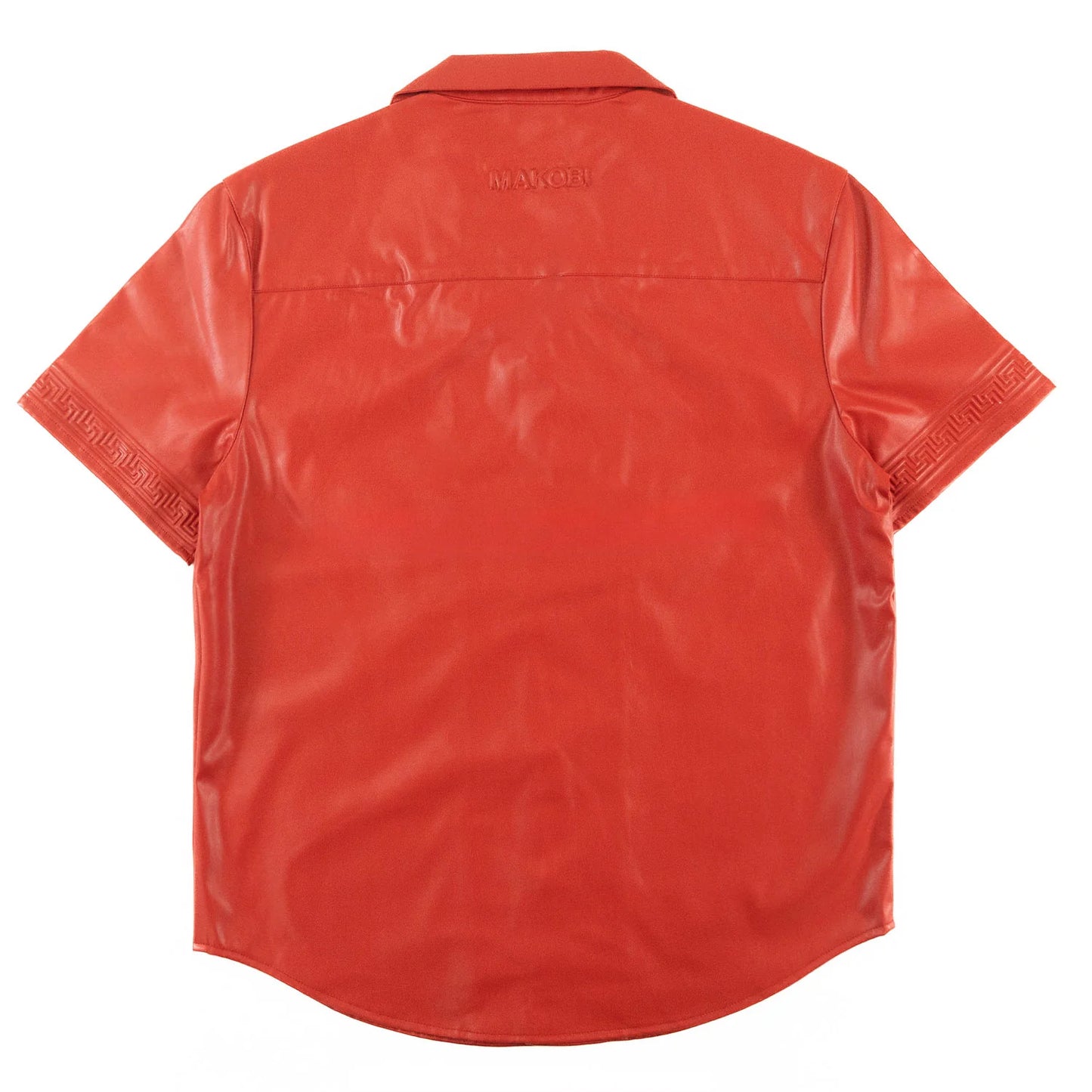 MAKOBI Bellucci Vegan Leather Shirt -(M429)