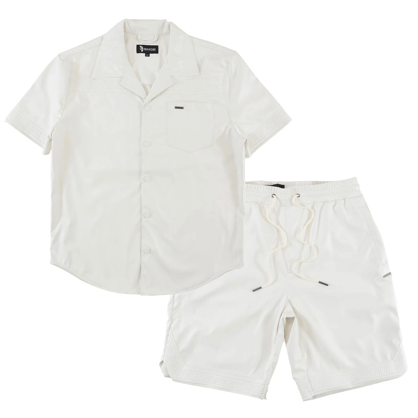 MAKOBI Bellucci Vegan Leather Shirt -(M429)