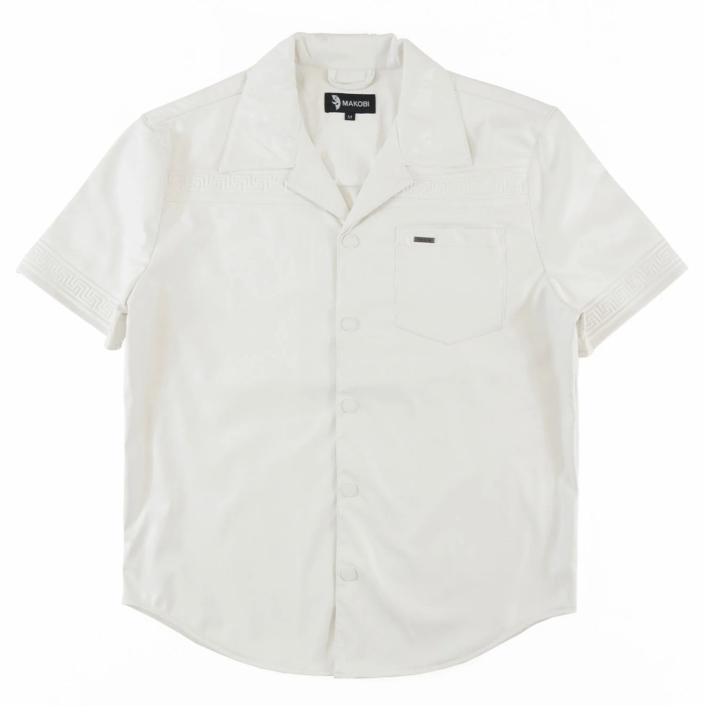 MAKOBI Bellucci Vegan Leather Shirt -(M429)