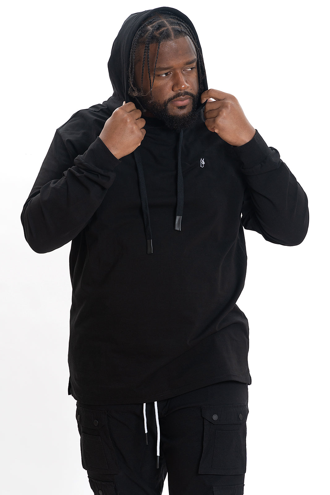 Makobi M4500 Luciano Jersey Hoodie - Black