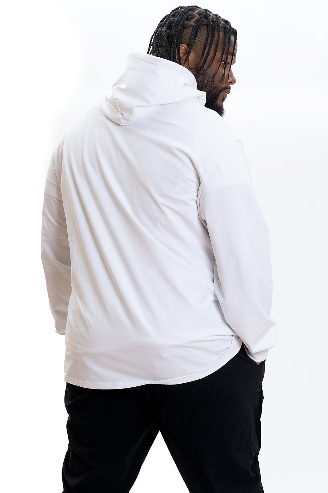 Makobi M4500 Luciano Jersey Hoodie - White
