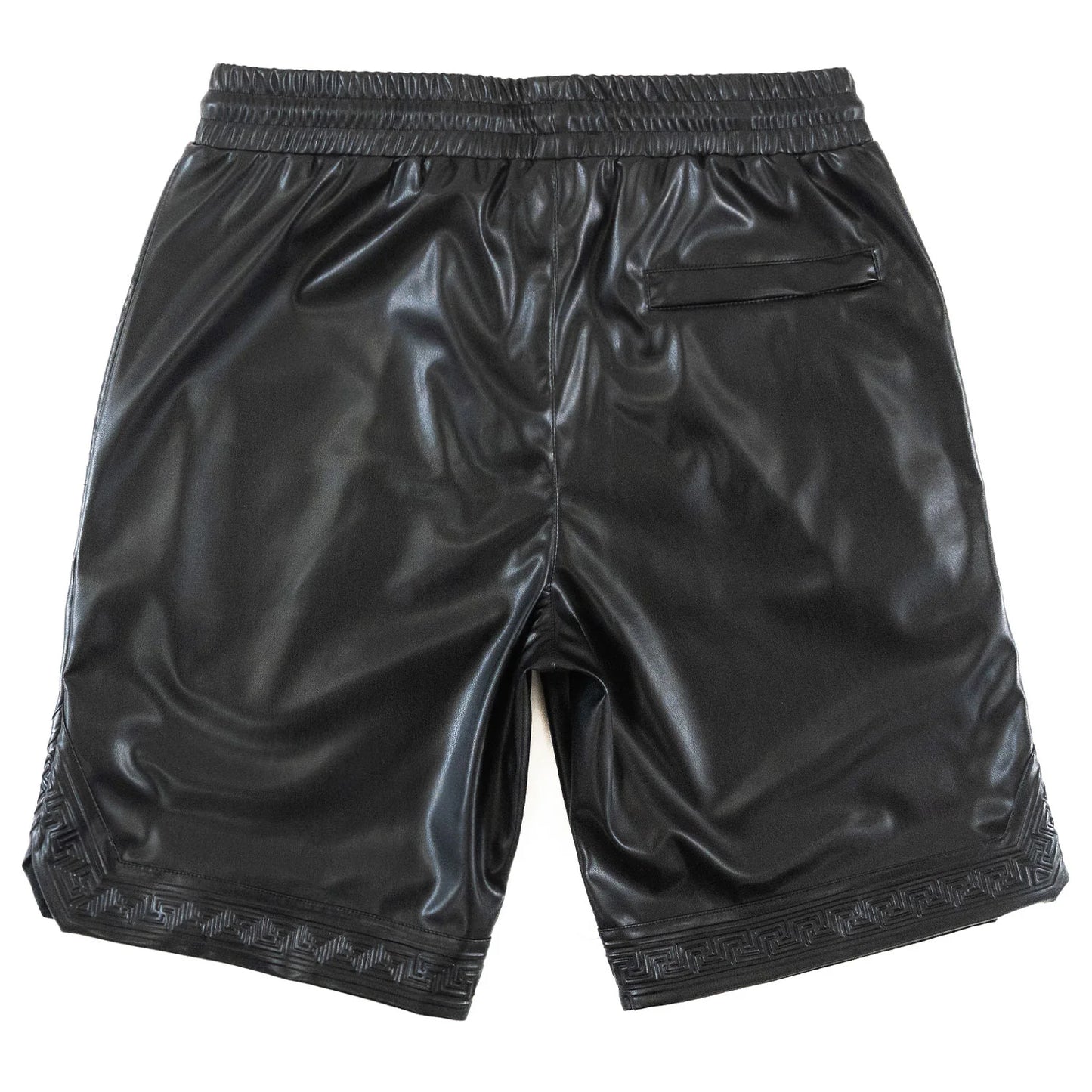 MAKOBI Belluci Vegan Leather Shorts -(M629)