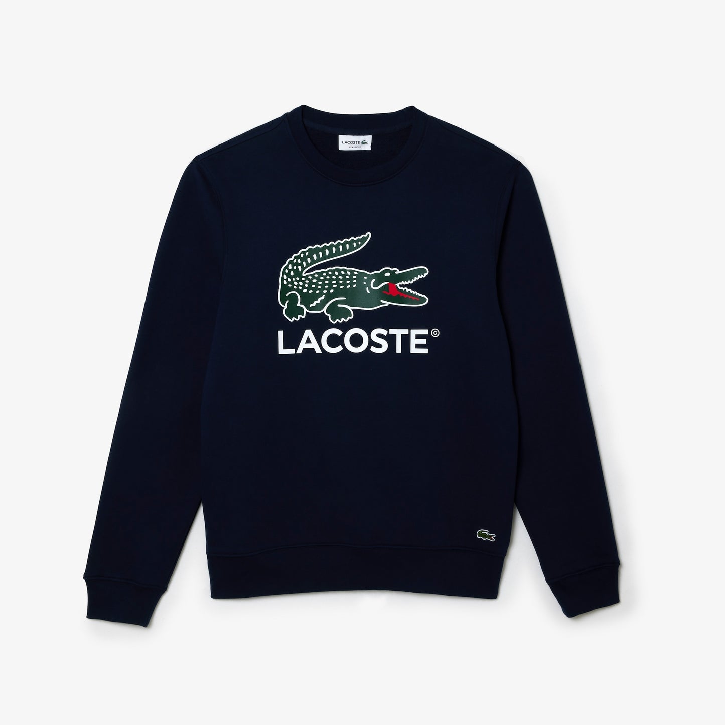Lacoste - Men's Classic Fit Cotton Fleece Sweatshirt - Navy Blue