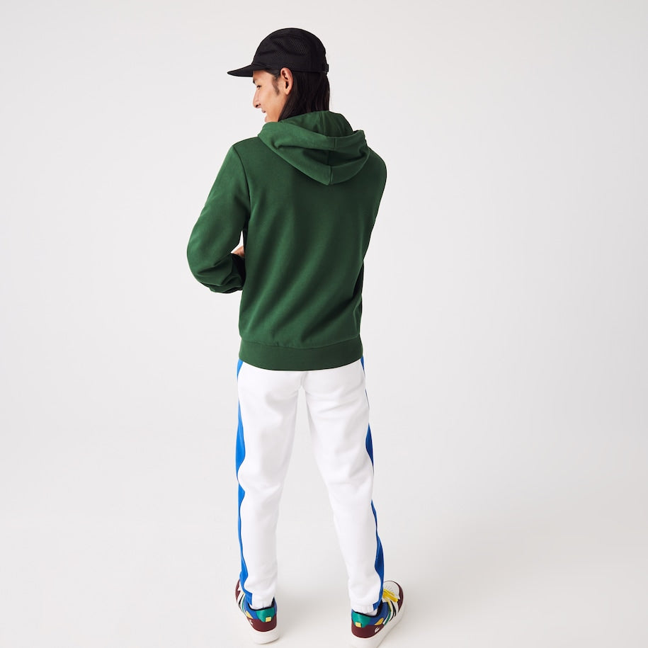 Lacoste - Kangaroo Pocket Fleece Zipped Hoodie - Green