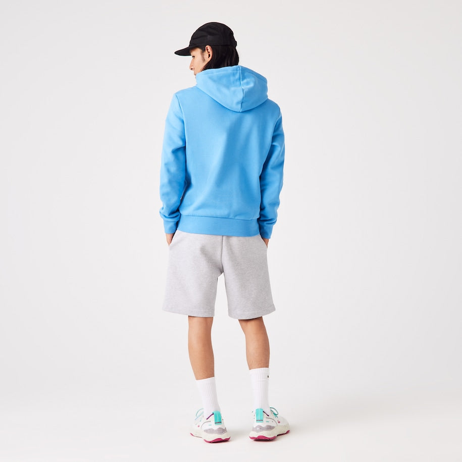 Lacoste - Kangaroo Pocket Fleece Zipped Hoodie - Blue