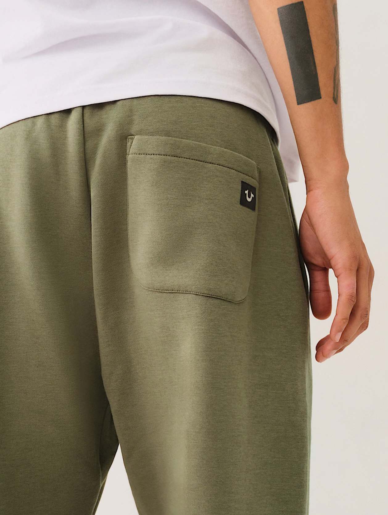 TRUE RELIGION HORSESHOE STAR JOGGER-GREEN