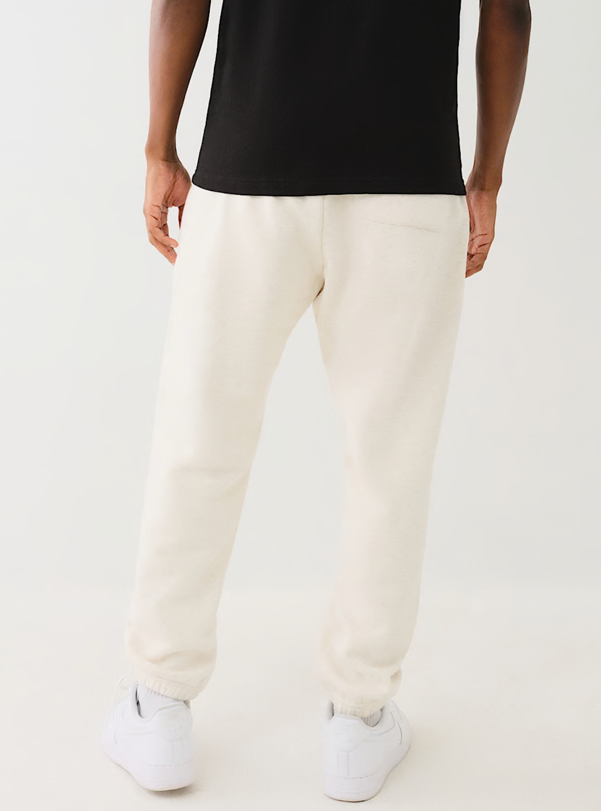 TRUE RELIGION HORSESHOE STAR JOGGER-OATMEAL