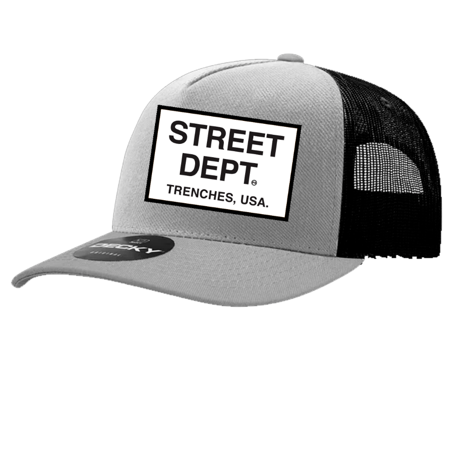 STREET DEPT - Trucker Hat (STDPT200) STORM GREY