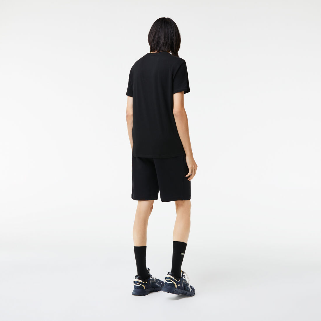 Lacoste - Pima Cotton Jersey T-Shirt, Crew Neck - Black