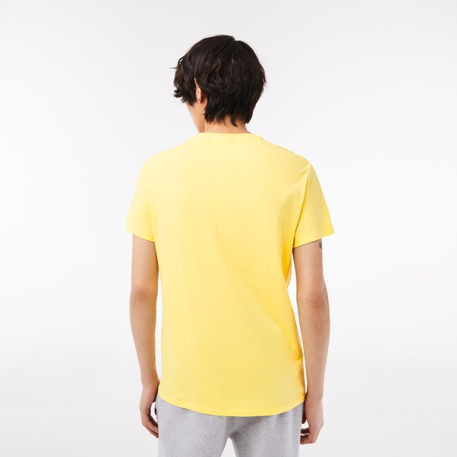 Lacoste - Pima Cotton Jersey T-Shirt, Crew Neck - Yellow
