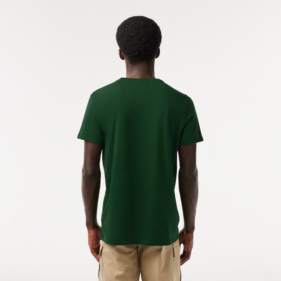 Lacoste - Pima Cotton Jersey T-Shirt, Crew Neck - Green
