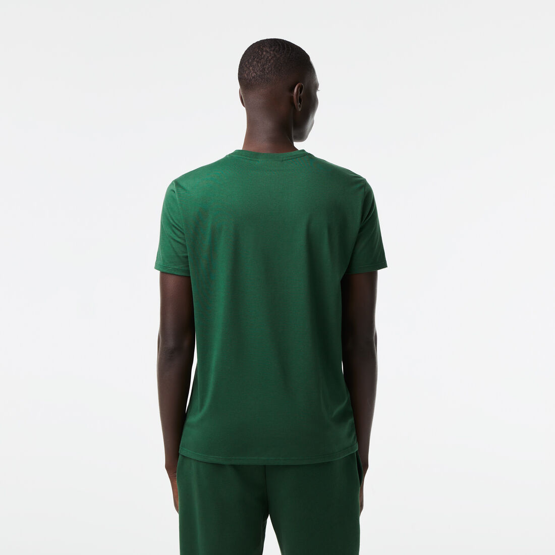 Lacoste - Pima Cotton Jersey T-Shirt, V-Neck - Green