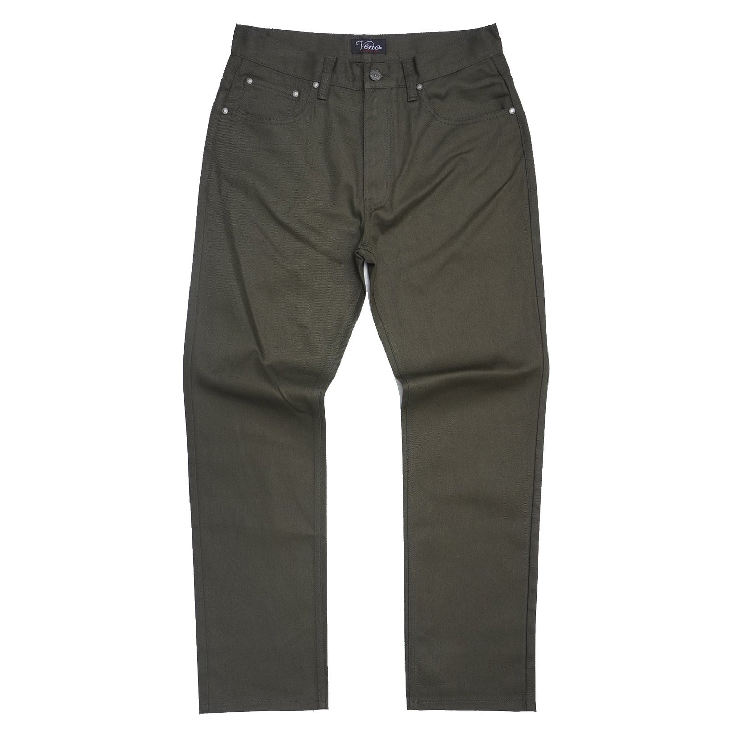 VENO Twill Denim Jeans - Olive (V1761)