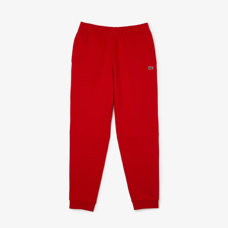 Lacoste - Tapered Fit Fleece Joggers - Red