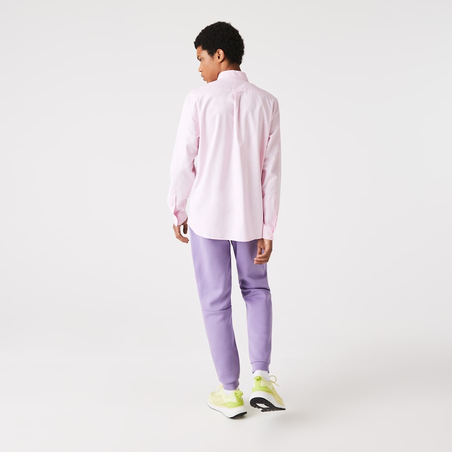 Lacoste - Tapered Fit Fleece Joggers - Purple