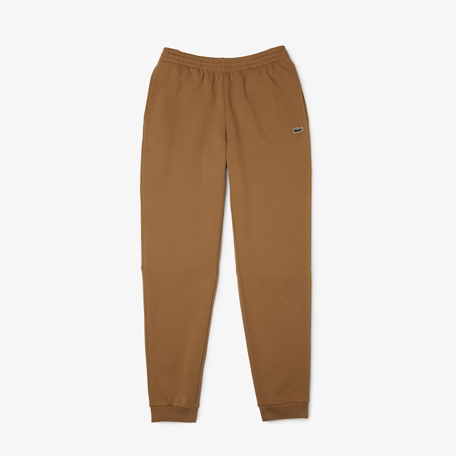 Lacoste - Tapered Fit Fleece Joggers - Brown