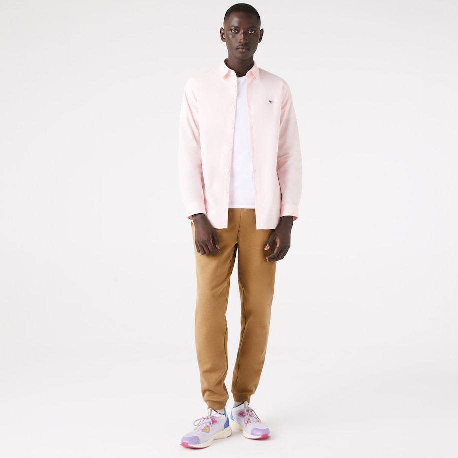 Lacoste - Tapered Fit Fleece Joggers - Brown