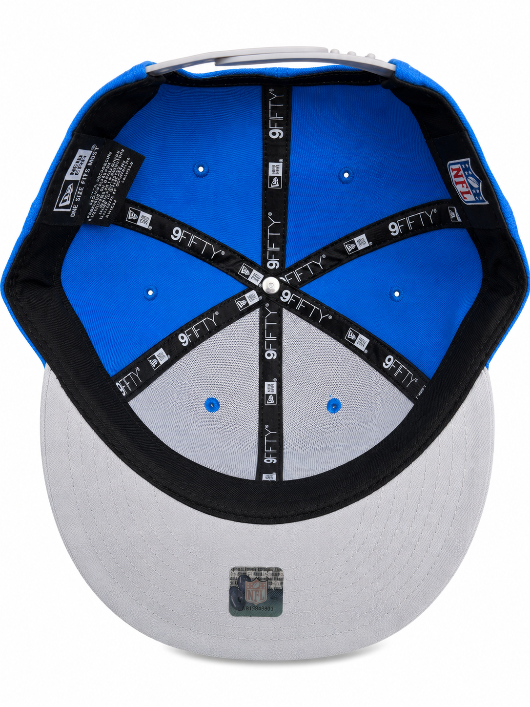 NEW ERA DETROIT LIONS BLUE/GRAY 9FIFTY SNAPBACK CAP