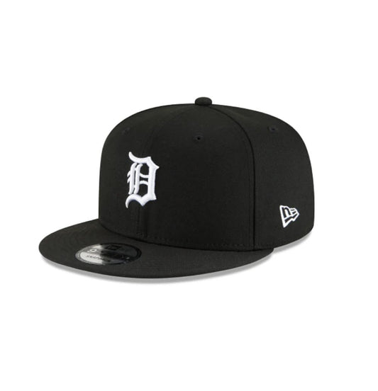 NEW ERA DETROIT TIGERS BLACK/WHITE 9FIFTY SNAPBACK CAP