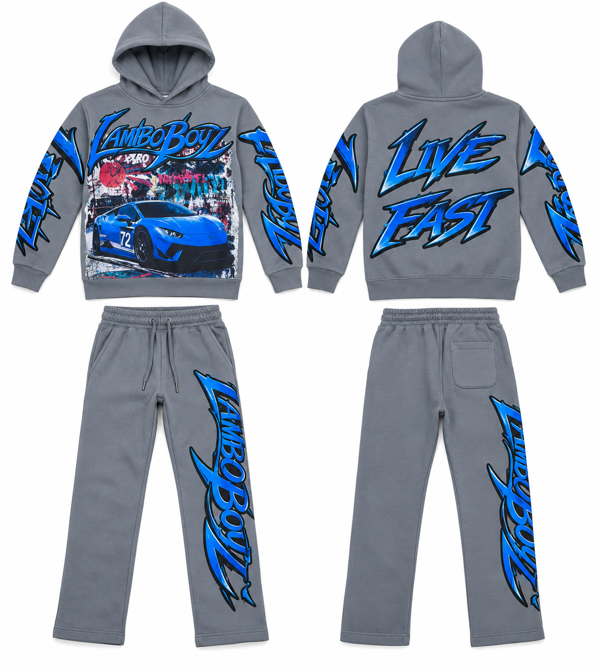 EVOLUTION LITTLE KIDS LAMBO BOYZ FLEECE SET