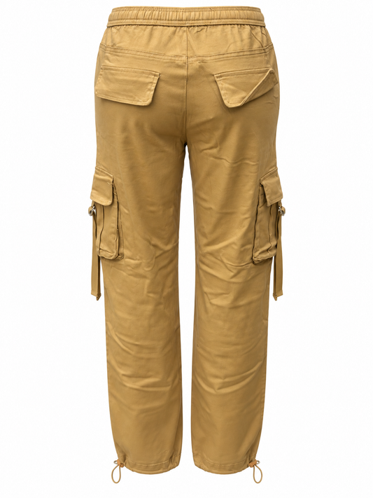 REDFOX WOMEN'S UTILITY STRAP CARGO JOGGER PANTS (PL5412)