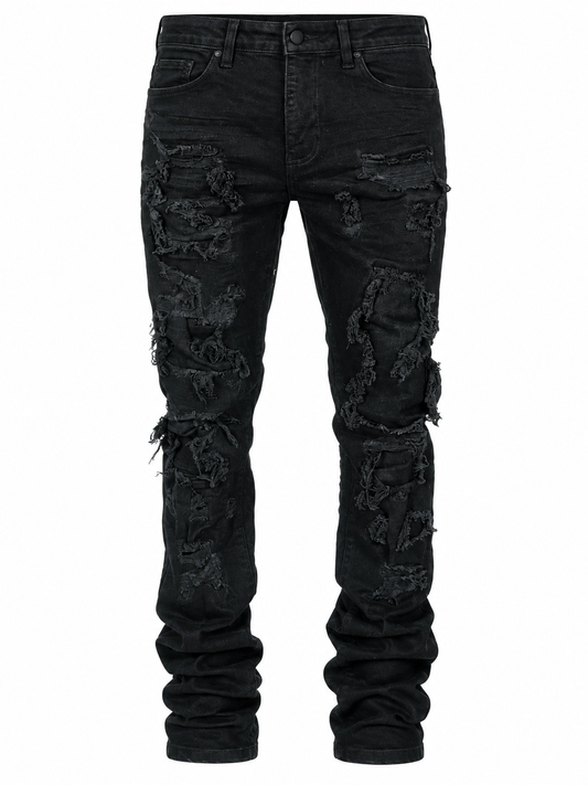 ARGENTO RIPED & REPAIR JEANS (M1993)
