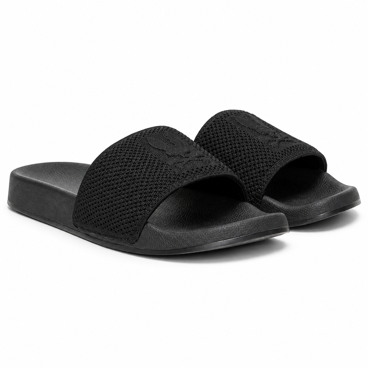 PSYCHO BUNNY MENS KNIT SLIDES