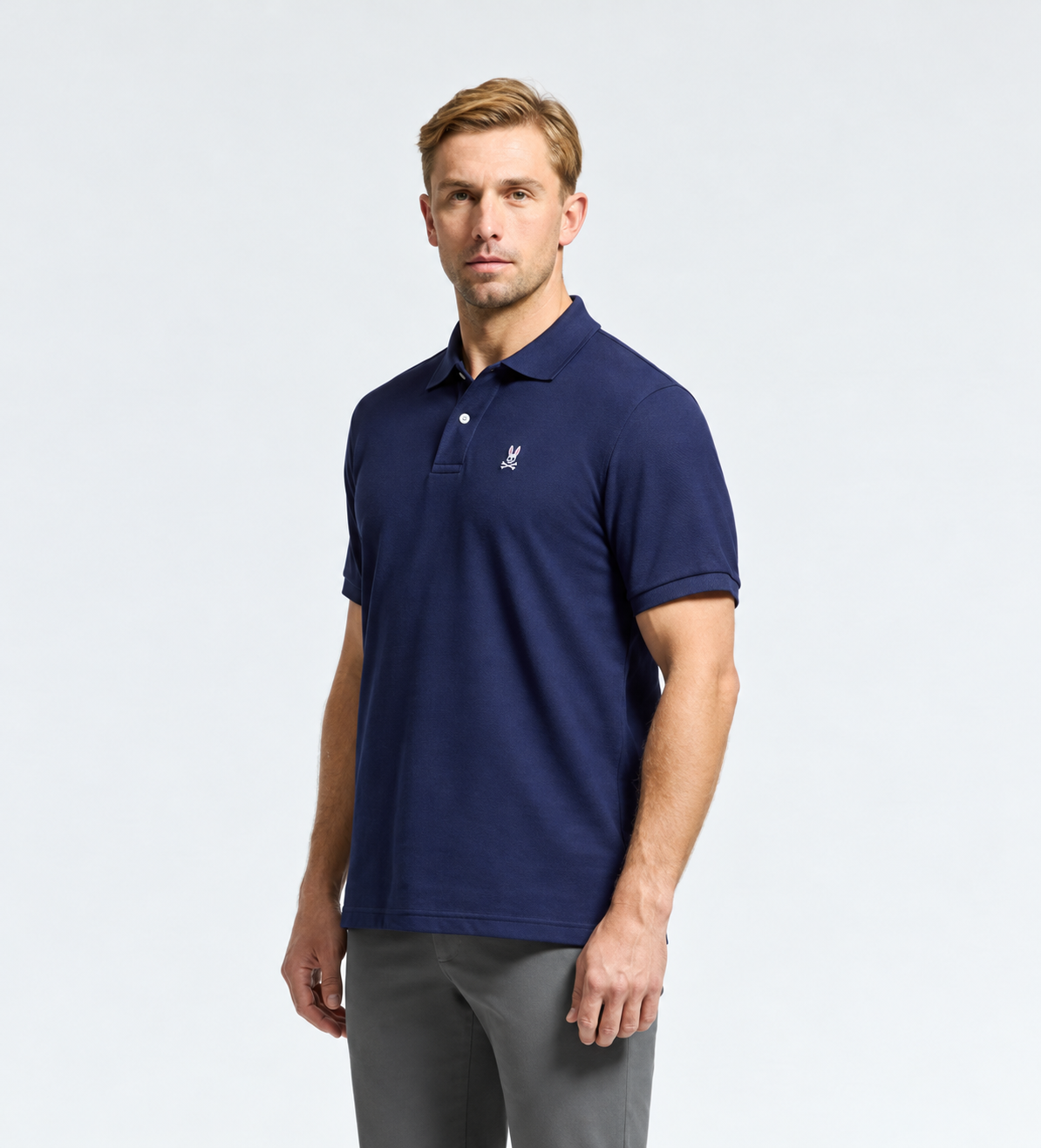 PSYCHO BUNNY MENS CLASSIC POLO-SHIRTS (B6K001)
