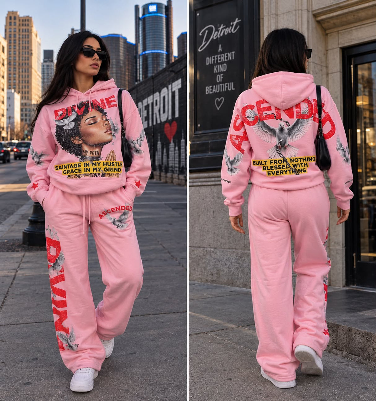 ROKU STUDIO WOMEN DIVINE CROPPED HOODIE (RKC482189)