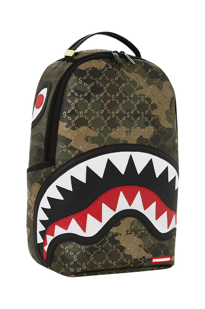 SprayGround - $ Pattern Over Camo DLXSV Back Pack