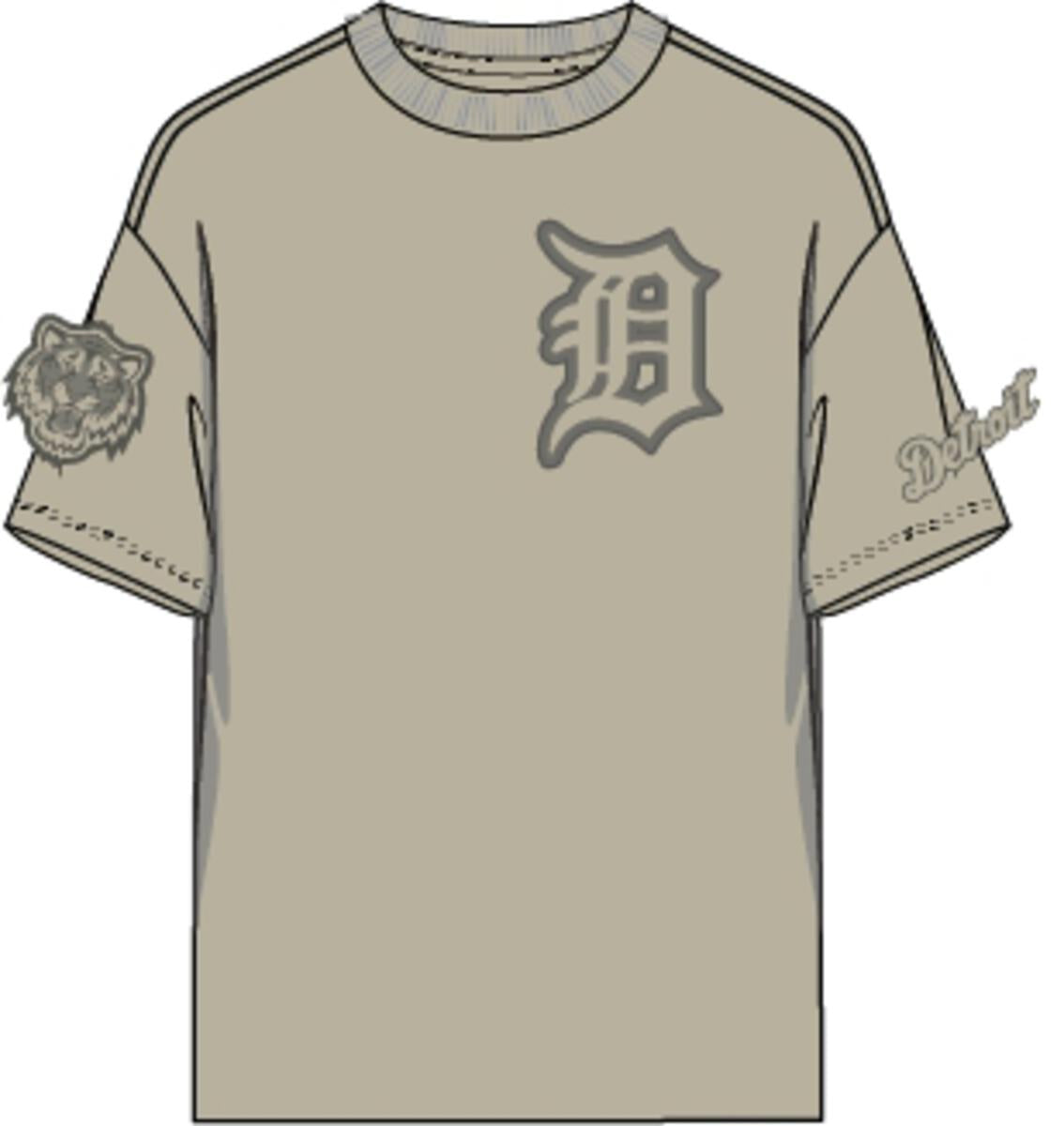 Pro Standard - Detroit Tigers Neutral Cj Drop Shoulder Tee