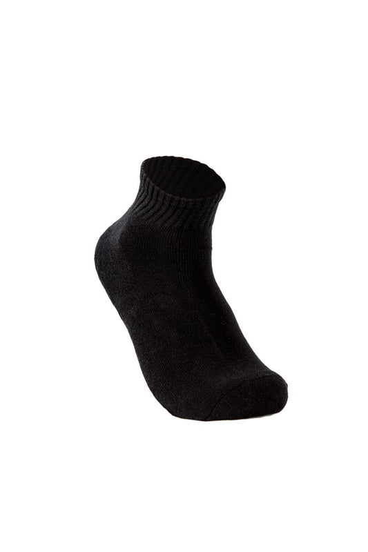 CityLab - Boy's Athletic Socks, ANKLE - Black