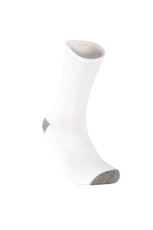 CityLab - Boy's Athletic Socks, Crew - White